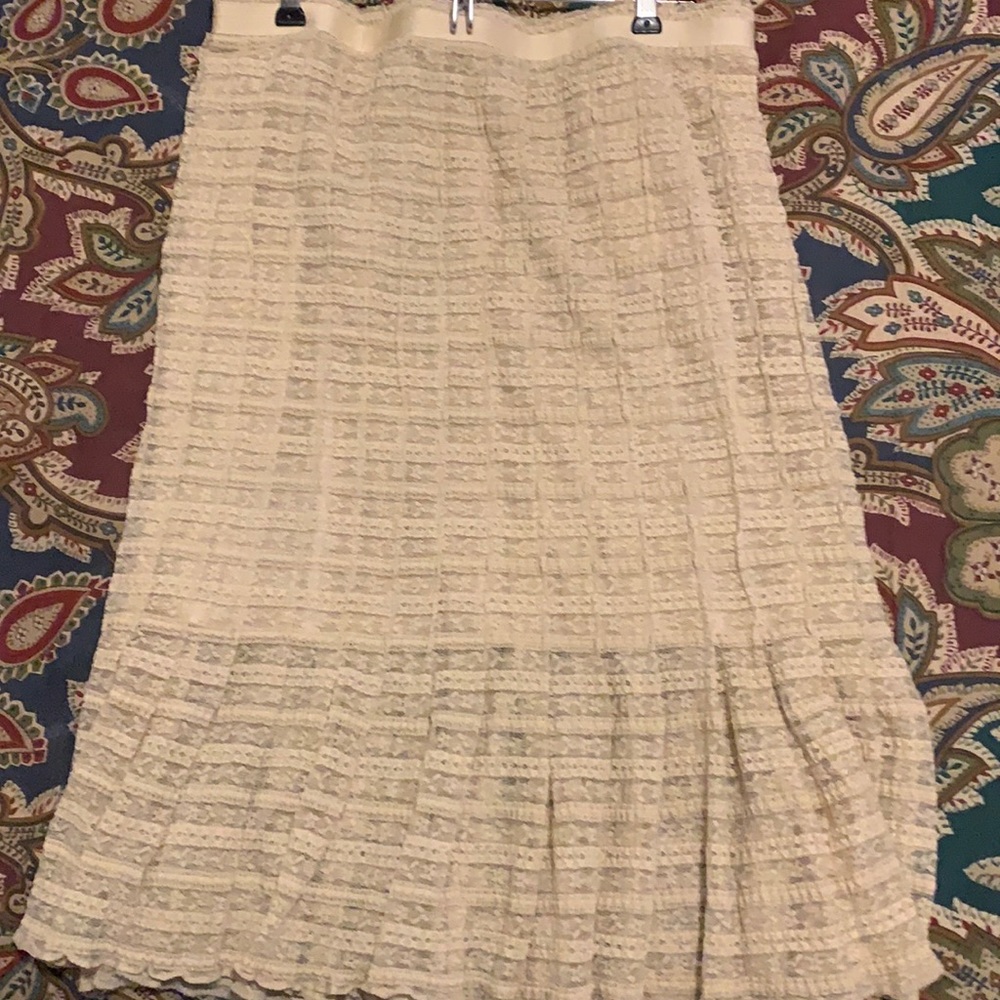 Charles Nolan lace skirt
